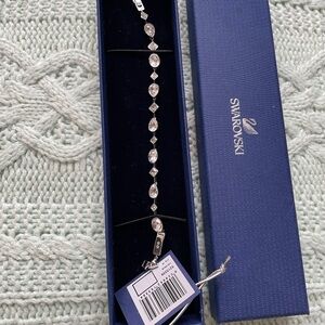 Swarovski Crystal Silver Bracelet